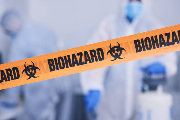 Professional Biohazard Cleanup technician working in Inyokern, CA